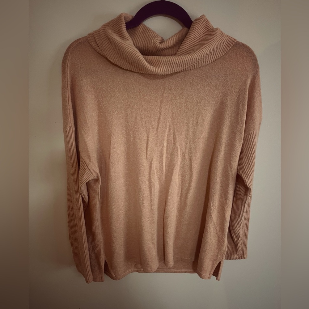 Soft, lightweight cowl neck sweater
